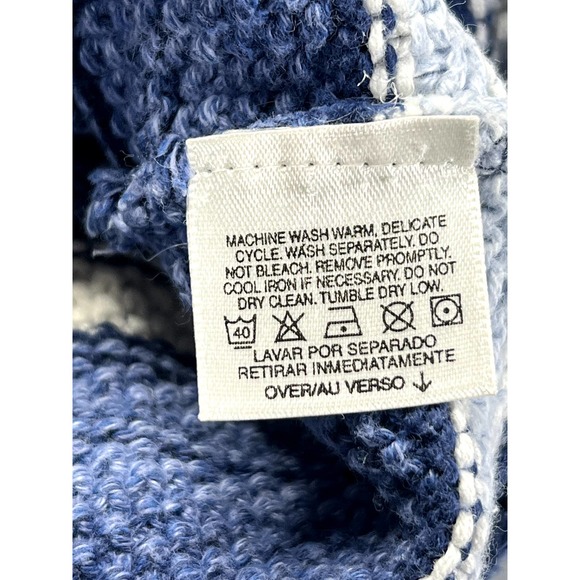 Liz Wear Petites Blue striped Heanly size medium/Large - Picture 4 of 8